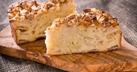 Gâteau Moelleux Pomme, Canelle et Crème Fraîche