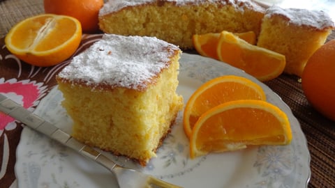 Gâteau Orange & Huile D’Olive