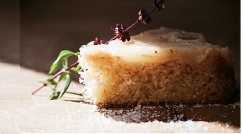 Gâteau Renversé aux Poires