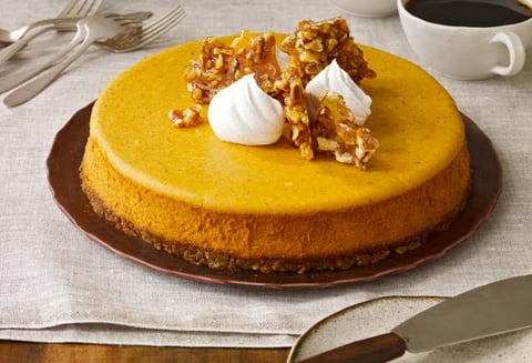 Gâteau au Fromage Praliné à la Citrouille