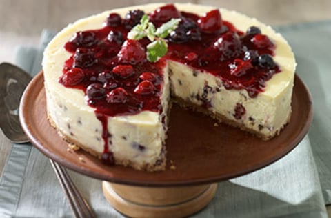 Gâteau au Fromage Cerise et Chocolat