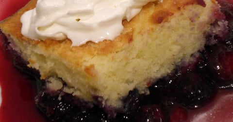 Gâteau-Pouding aux Bleuets