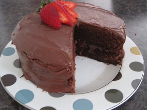 Gâteau au Chocolat et à la Tomate