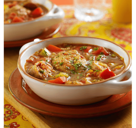 Gumbo au Poulet et à L’andouille