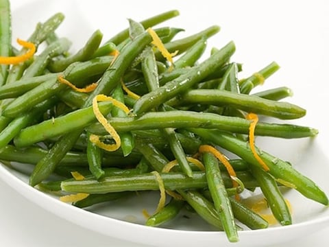 HARICOTS VERTS ESTRAGON ET AGRUMES