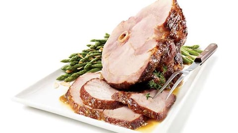 Jambon Rôti à la Moutarde, à L’Érable et à la Muscade
