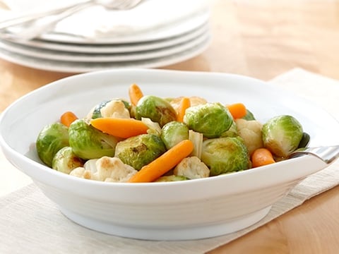 Légumes Bruxellois au Vinaigre Balsamique