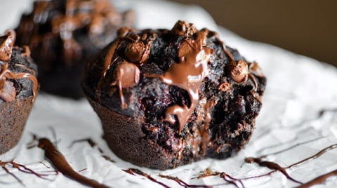 L’ultime Muffin aux Bananes Double Chocolat