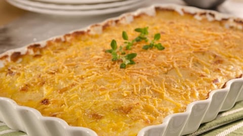 Lamelles de Pommes de Terre au Fromage