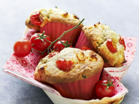 Les Muffins aux Tomates Cerises