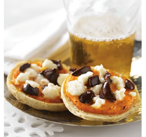 Petites Pizzas Grecques