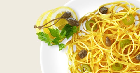 Linguine œufs et Asperges