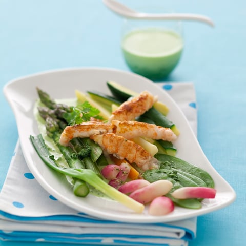 Méli-Mélo de Légumes aux Langoustines