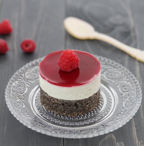 Mohn Himbeertorte