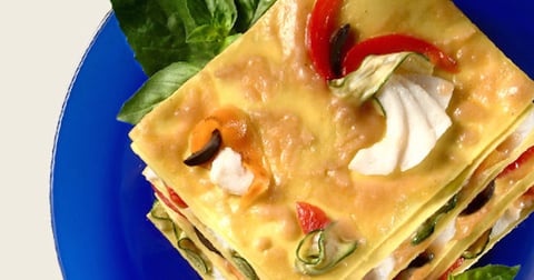 Millefeuille de Lasagnes all'Uovo avec Sériole
