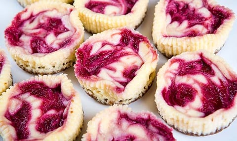 Mini Cheesecakes à la Fraise