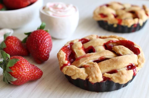 Mini Pies aux Fraises