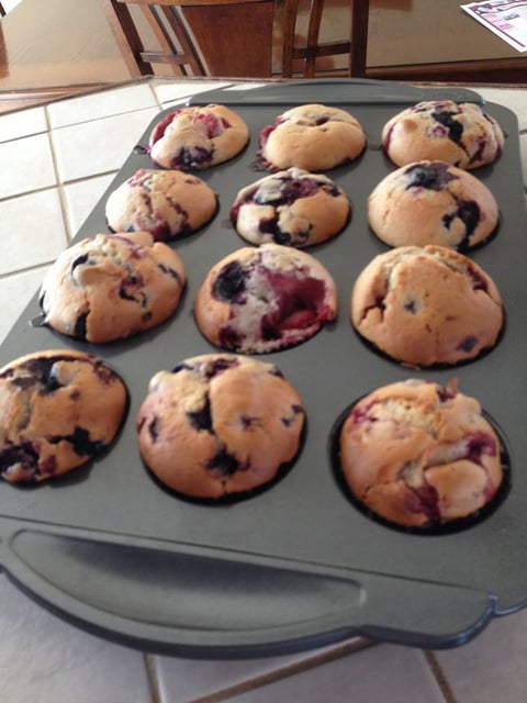 Muffin Explosion de Fruit Style Tim Hortons