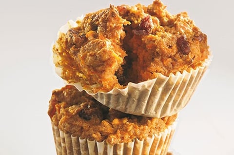 Muffins aux Carottes et aux Canneberges