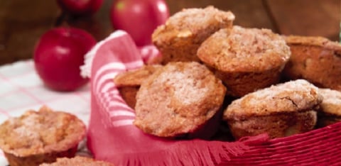 Muffins aux Pommes et Fromage