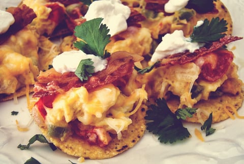 Nachos au Bacon et Fromage en Grain