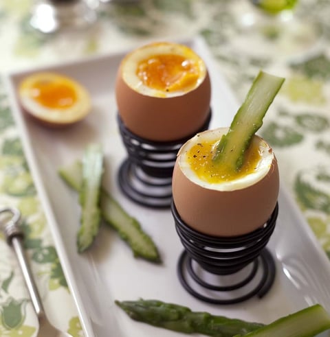Oeufs à la Coque et Mouillettes d’Asperges