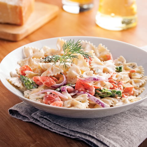 Pâtes au Saumon Fumé