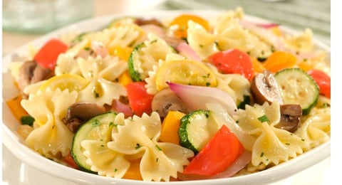 Pâtes et Légumes Rôtis aux Herbes