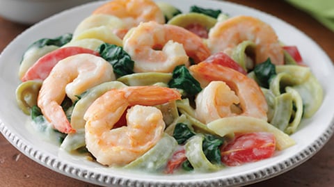 Pâtes Alfredo Crémeuses aux Crevettes