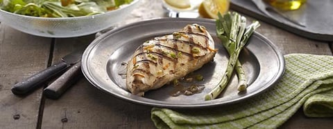 POITRINES DE POULET GRILLÉES, DÉLICE D’ORIENT À L’ORANGE