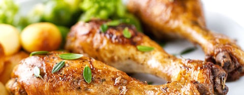 POULET AU FOUR AVEC LÉGUMES