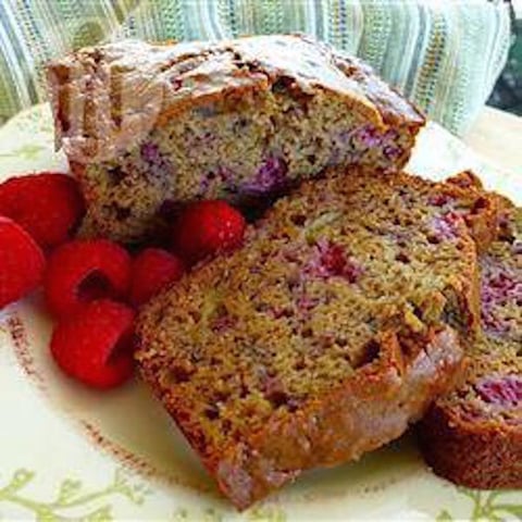Pain aux Bananes et aux Framboises