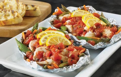 Papillotes de Poulet et Légumes BBQ