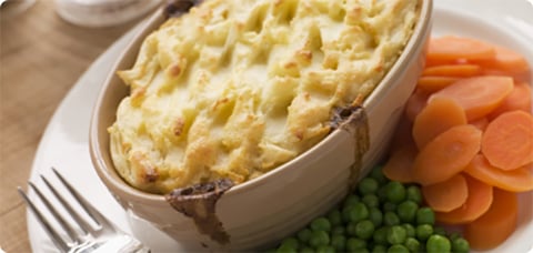 Parmentier de Dinde Rôtie et de Champignons