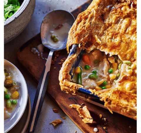 Pâté au Poulet et aux Légumes