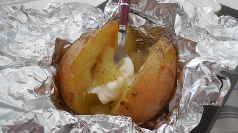 Patates au Four au Barbecue