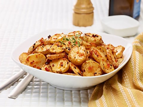 Pommes de Terre au Pesto de Tomates