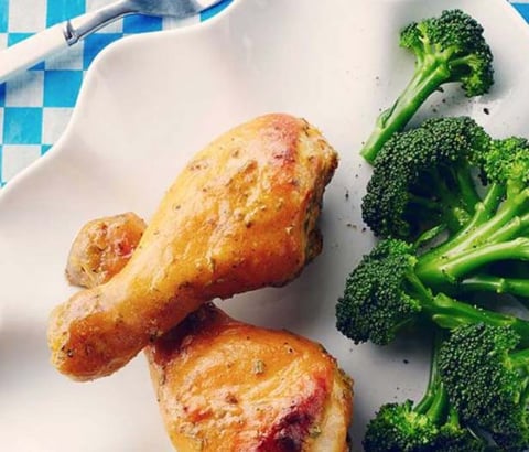 Pilons de Poulet à la Moutarde de Dijon et au Sirop d’érable