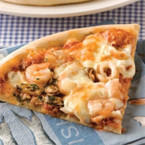 Pizzas aux Fruits de Mer