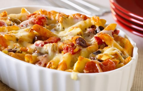 Plat Cuisiné aux Pâtes Penne