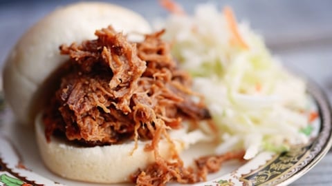 Porc effiloché à la mijoteuse