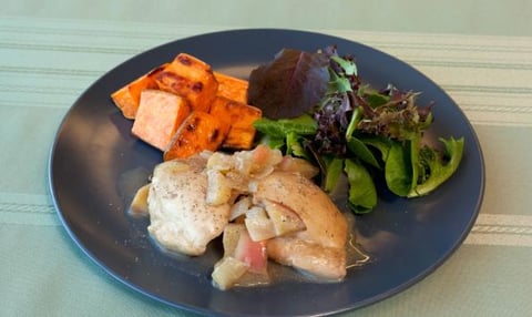 Poulet à L’érable et aux Pommes
