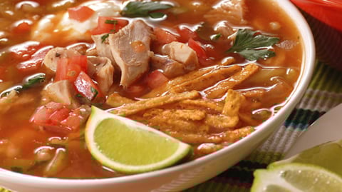 Poulet Mexicain & Soupe à la Limette