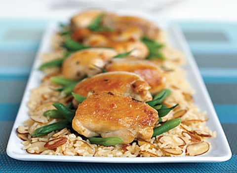 Poulet aux Amandes Prêt en 30 Minutes