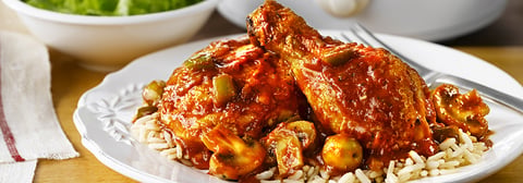 Poulet Cacciatore Cuit à la Mijoteuse
