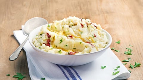 Purée de Pommes de Terre à L'ail et au Persil