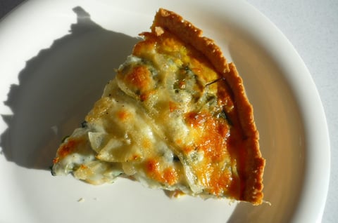 Quiche aux Épinards et au Jambon