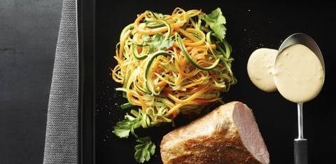 Rôti de Filet de Porc et Sauce au Gingembre