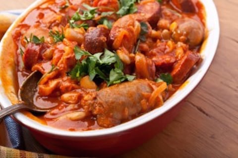 Saucisses aux Tomates (mijoteuse)