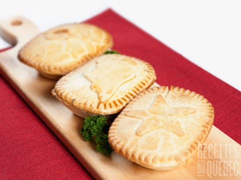 Tourtières du Lac dans des Moules à Pain (+ mijoteuse)